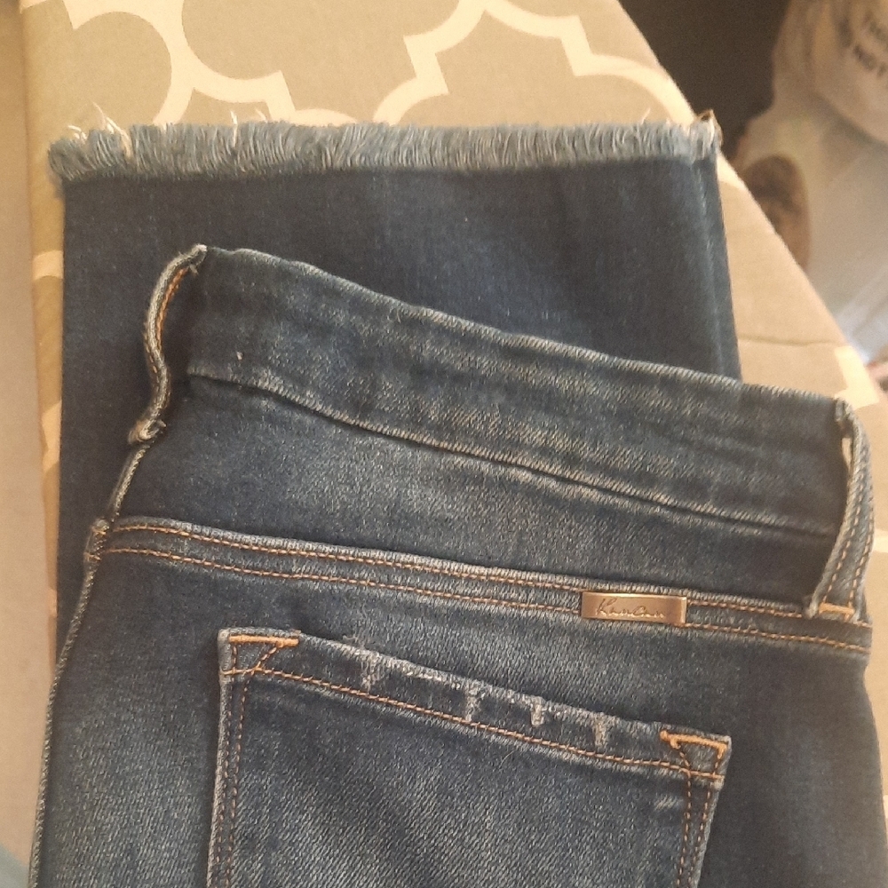 KanCan Dark Blue Ankle Jeans - Picture 2 of 5